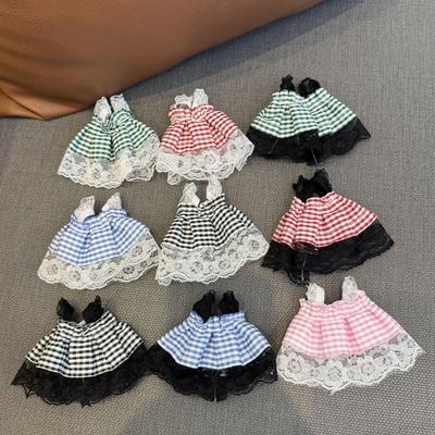 Doll Clothes Set: 13cm Suspender Skirt with Dog Headband Accessory for DIY Cross-Dressing