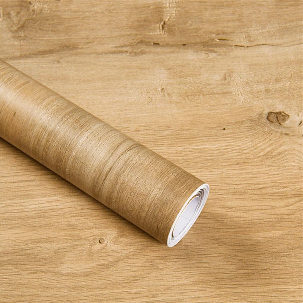 Wood Grain PVC Wallpaper for Door Wardrobe Cupboard Table Furniture Waterproof Self Adhesive Stickers Mobile Home Decor Film