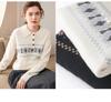 Women's Light Luxury Cashmere Polo Neck Sweater - Loose Fit Wool Knit Pullover