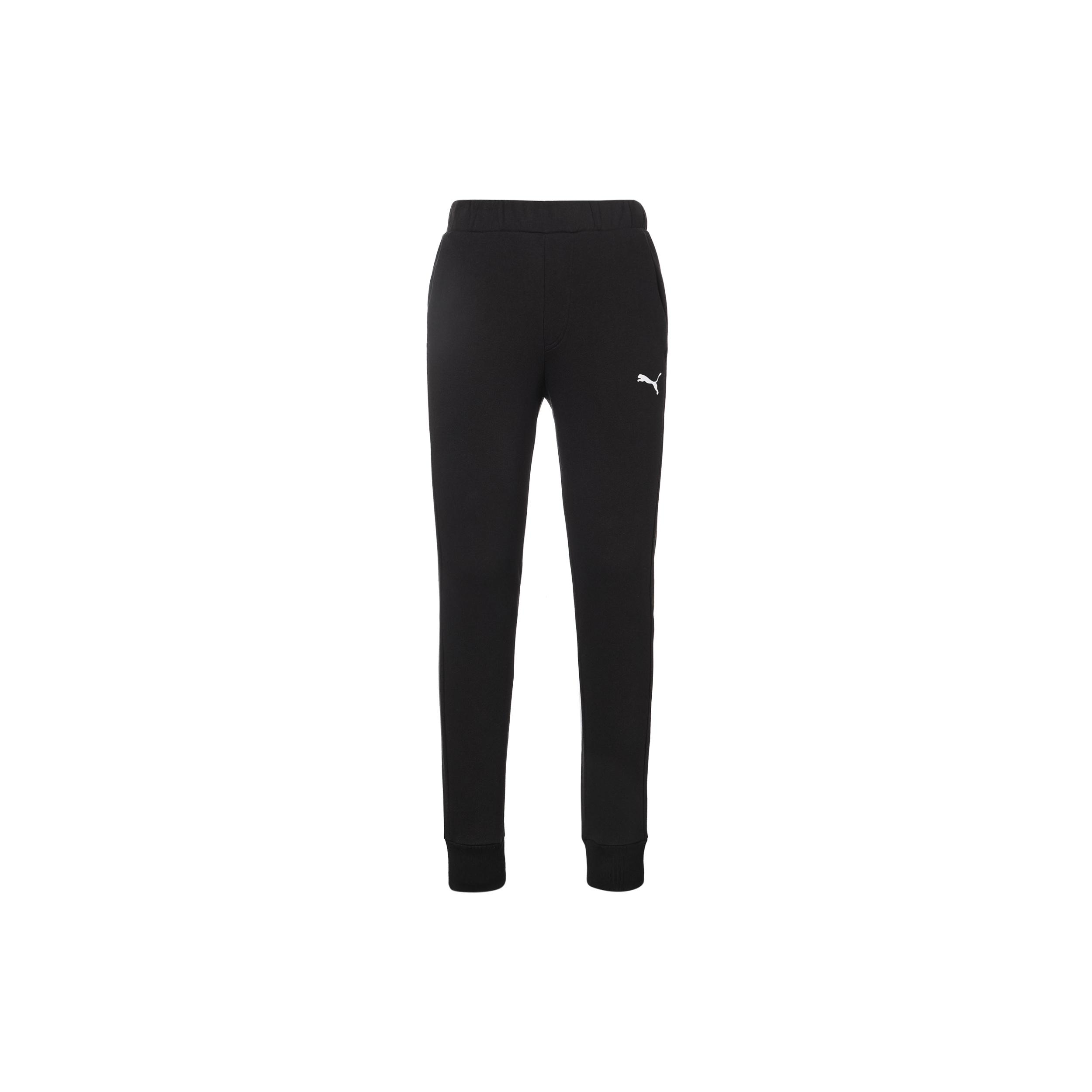 PUMA Essentials Sweat Tracksuit Pant  Black White  Men s 593054-01 M