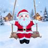 Christmas Hanging Decor Swing Santa Claus Ornament, Resin Tree Decorations Decoration, Seasonal Pendant Home Party Ornament