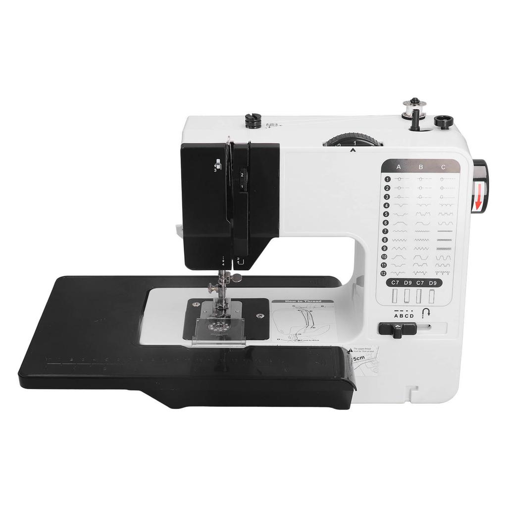 38 Stitch Multifunctional Electric Sewing Machine Mini Portable Zigzag Sewing Tool for Home Use EU