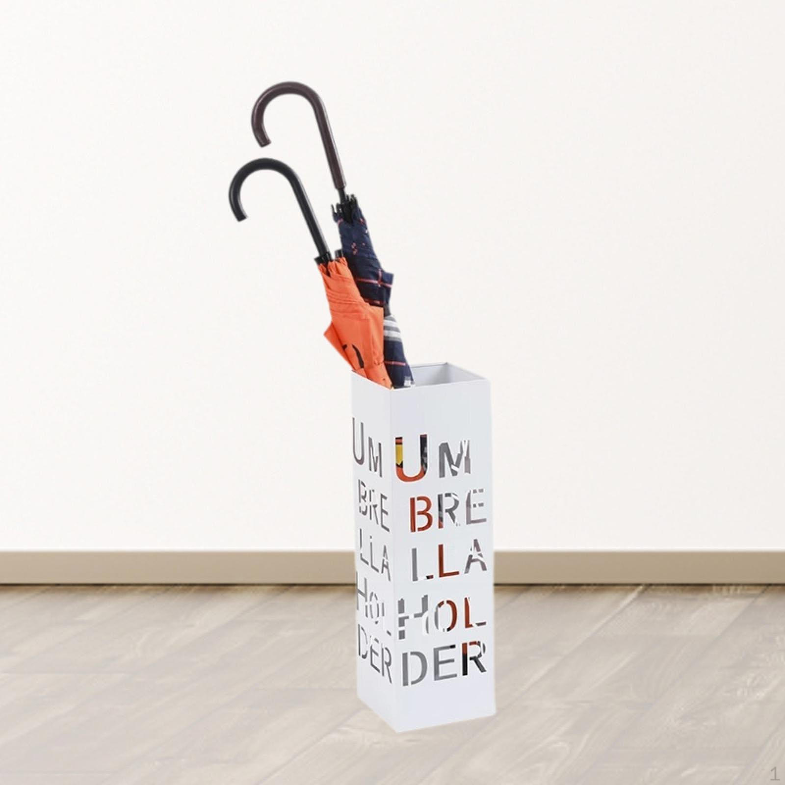 

Отдельно стоящий держатель для зонтов для отеля с экономичным дизайном белый