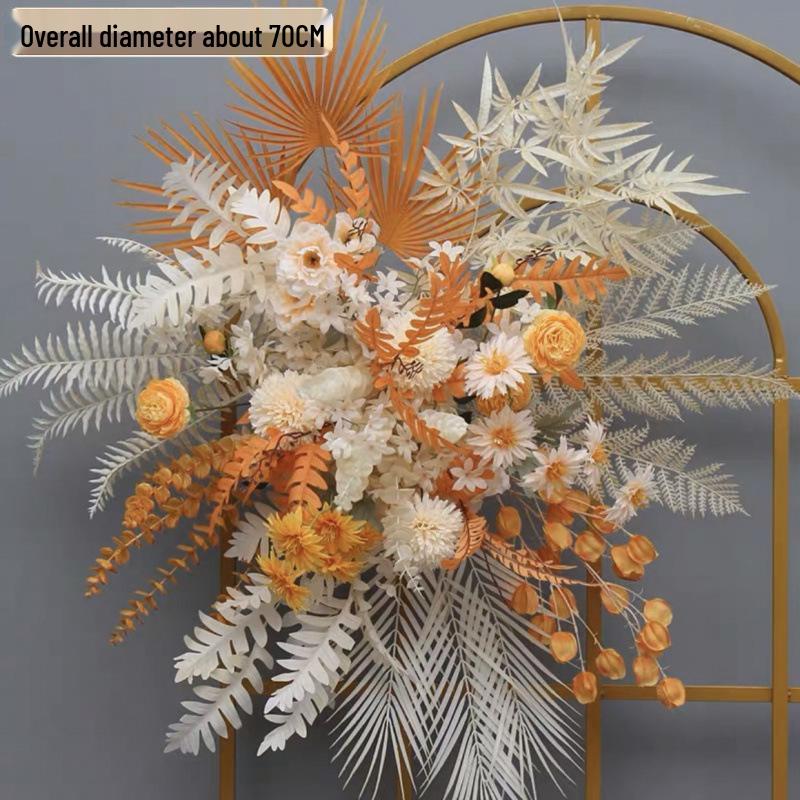 Stor Eukalyptus Silkesblomma Bordsdekoration för Bröllop