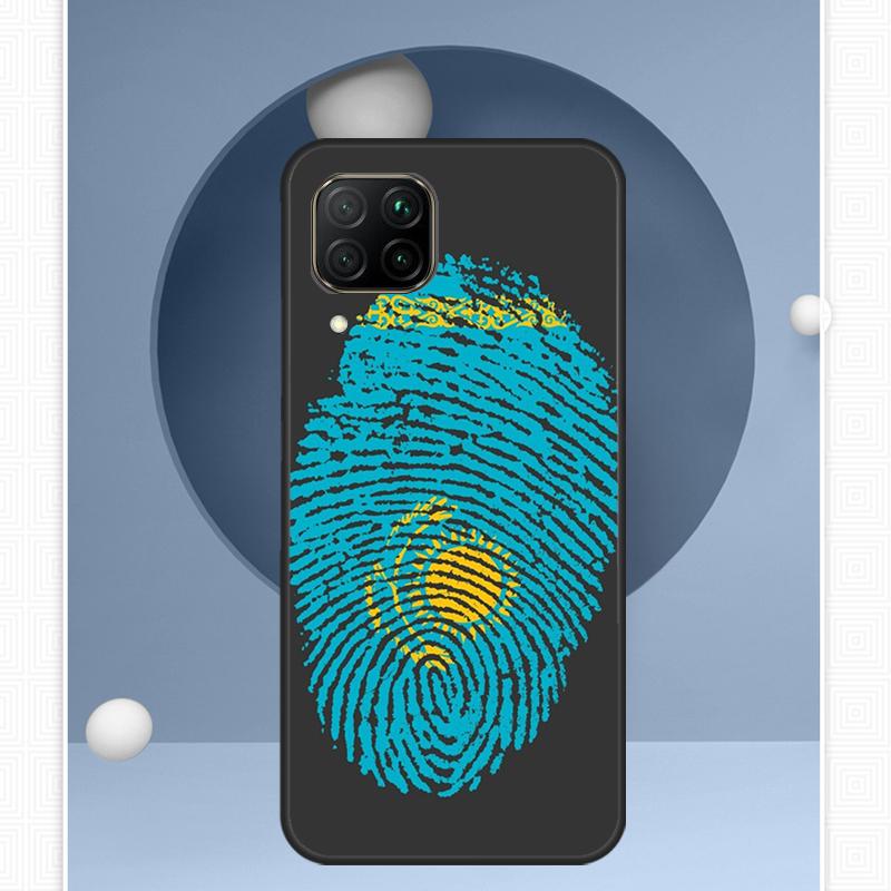 Kazakhstan flag For Huawei Nova 12s 12i 11i 8i Y91 Y60 Y70 Y72 Y90 Y61 9 10 SE P20 P40 Lite P30 P60 Pro Case