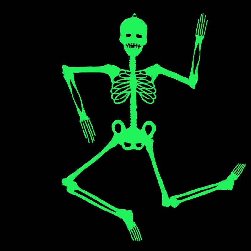 Premium Quality Luminous Hanging Human Skeleton Ideal For Halloween And Party Decor