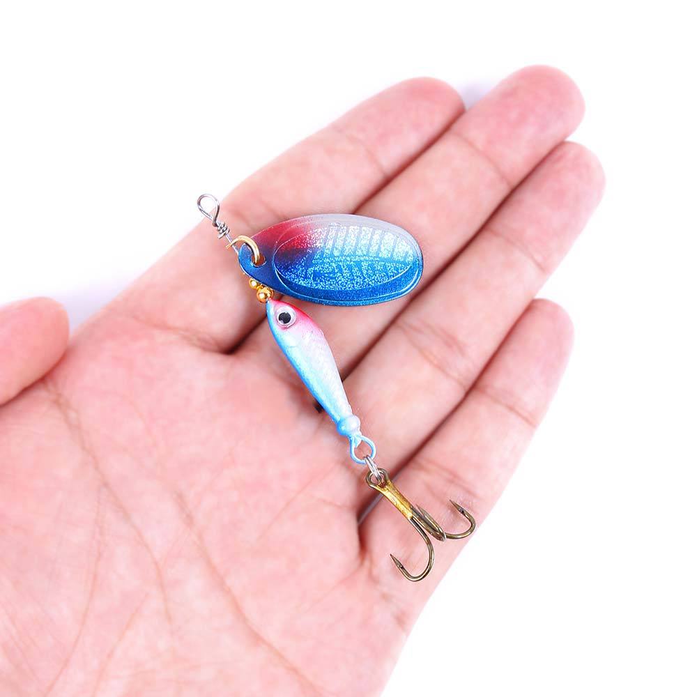 Fishing Spoon Baits Spinner Lure 5.5cm 9g Freshwater Jig Fishing Lures Spinner Lure