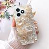 Flower Cartoon Boeknot Fashion Design Phone Case For Honor X8D 4G Funda 6.77" Soft Clear Silicone Shockproof Back Cover