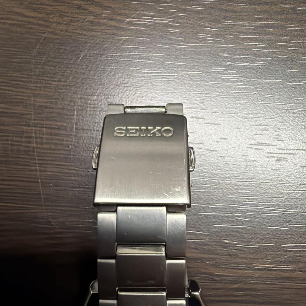 Excellent SEIKO Radio Wave Control Solar Watch with Box [ d, Condition]