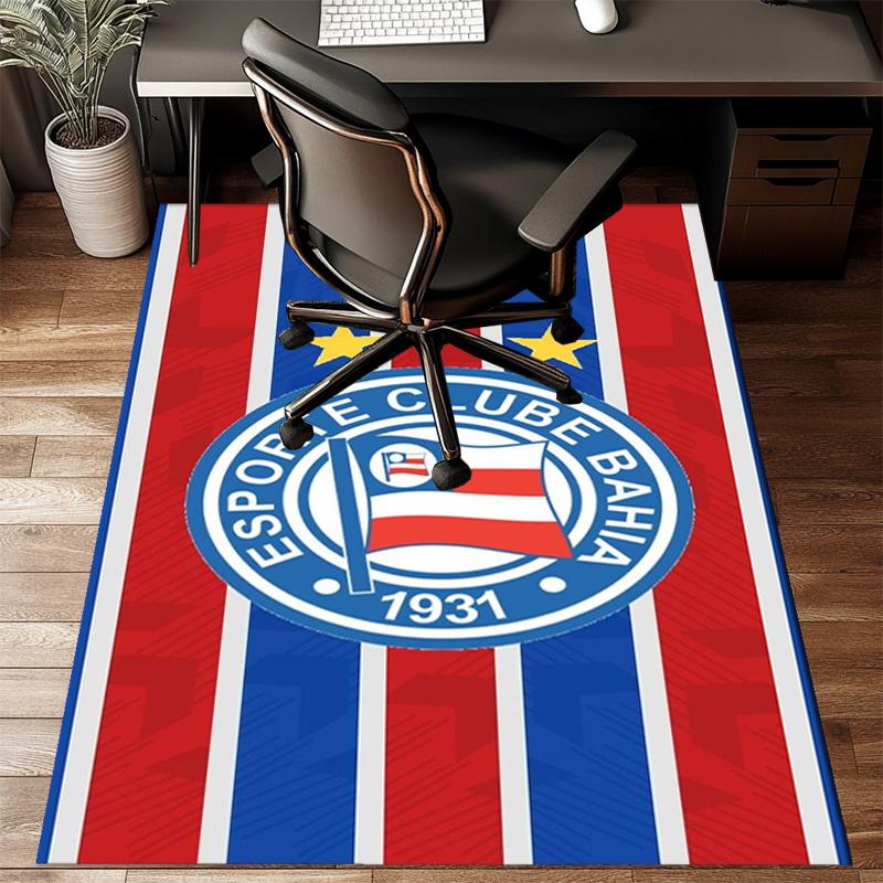 Ba-hia Sports Club Emblem Printed Office Carpet Chair Cushion  Entryway Rug, Rugs for Living Room, Bedroom Christmas gifts