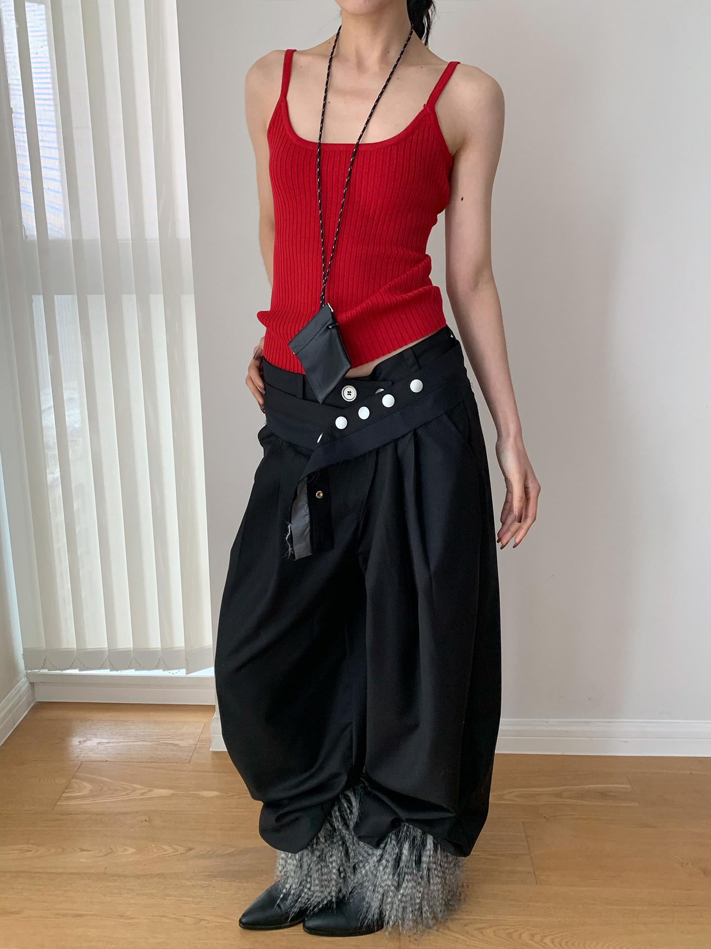 

Dorothy Essential Ribbed Knit Camisole Vest – Slimming, Stylish, Beautiful Back Design вино красного