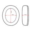 NullMini Replacement Earpads for Sony MDR-1AM2 Headphones Sleeve Headband Earphone Earmuff