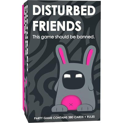 Disturbed Friends Party Board Game Hilarious Adult Card Find Out How Well You Know Your Friends