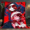 Blood Moon Night 2D Flat Pattern Flannel Blanket High Quality All Seasons Warmth and Comfort Perfect for Christmas Gifts.