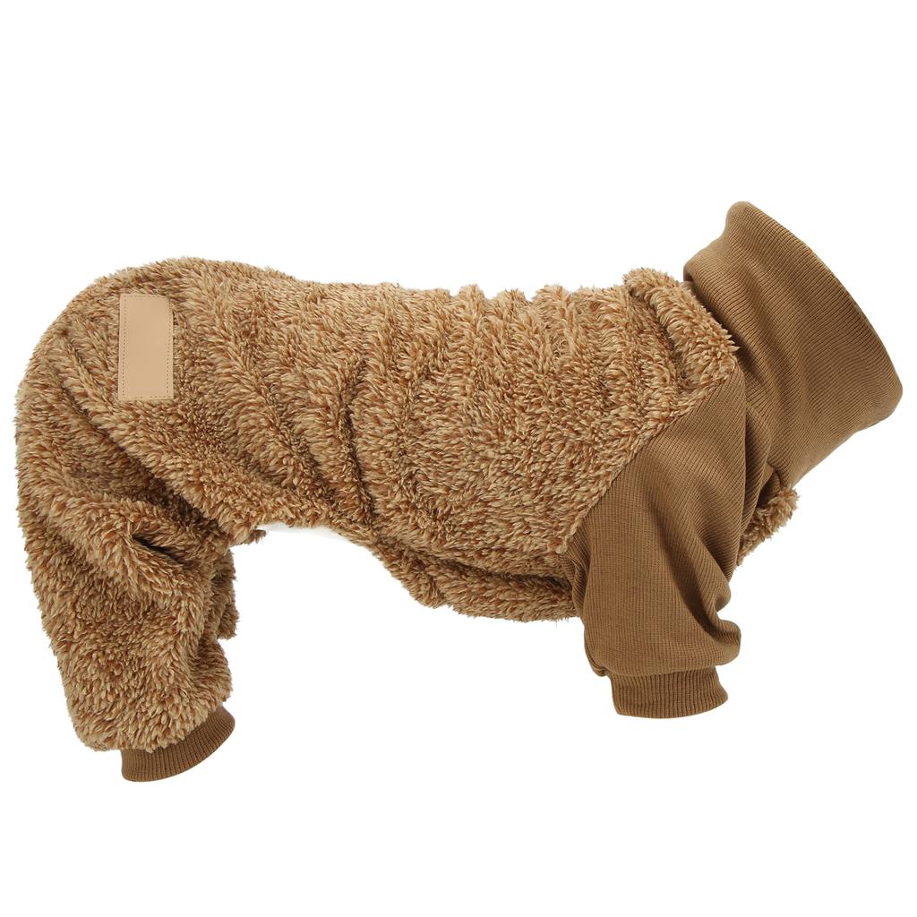 Winter Dog Clothes Puppy Sweaters High Neck Warm Pet Cold Weather Clothing for Dogs Cats