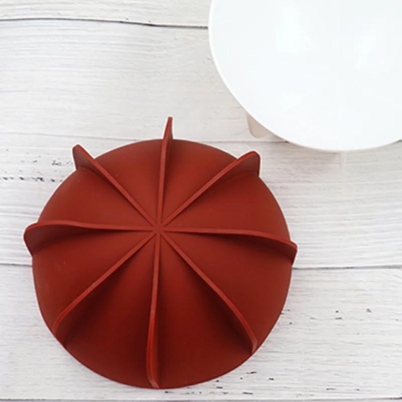 Große Größe Silikon Halbkugel Pfanne Kuppel Backform Kugelförmige Kuchen Halbkugel Planeten Form Für Schokolade Jelly Pudding Erde