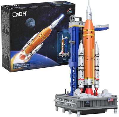 Kit de construção de plástico Cada Sistema de Lançamento Espacial Artemis da NASA, 659 peças