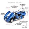 Scale 1:32 Shelby GT500 Cobra Model Car Toy Alloy Diecast Wheel Suspension Fine Details Supercar Models Sound Light Gifts