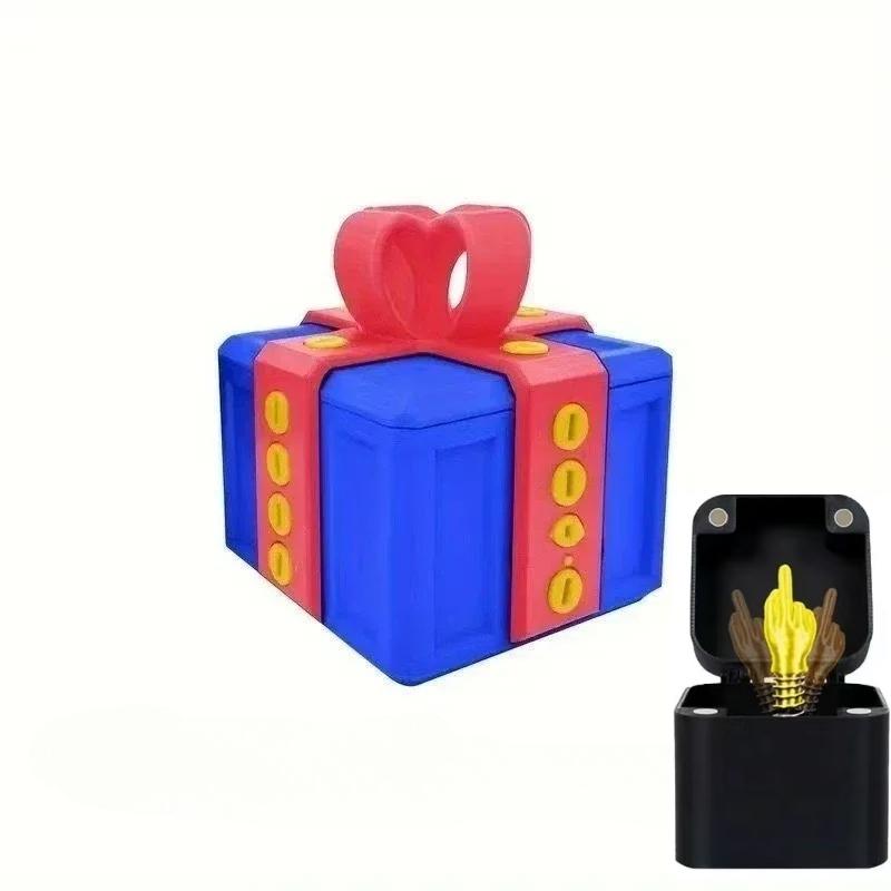 Από το κουτί αναδυόμενο Κουτί Δώρου Μέσου Δακτύλου Δημιουργική Διακόσμηση Γραφείου Σπιτιού Δώρα Μέσο Δάκτυλο Πρωτότυπο Χριστουγεννιάτικο Αστείο Δώρο Φάρσας