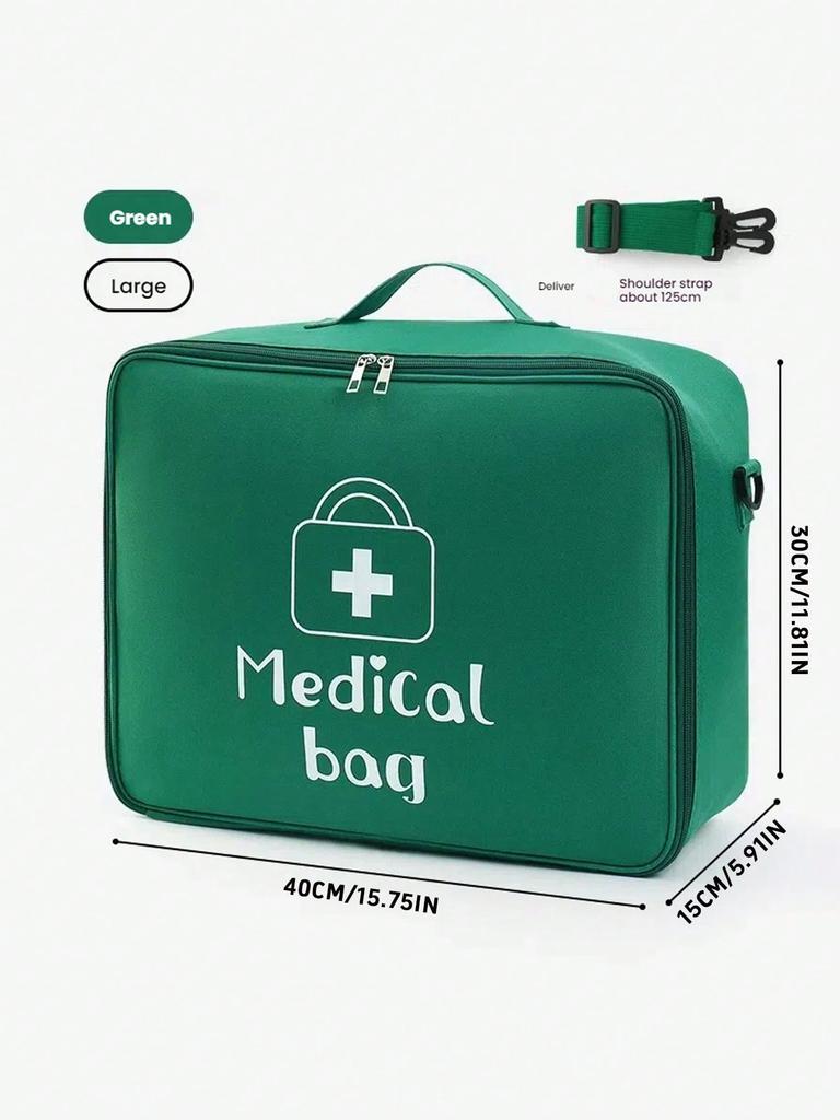 1PC Home portable medicine box, travel large-capacity medical bag, three-piece set, multi-functional medicine storage bag