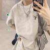 Half-sleeved Cotton Short-sleeved T-shirt Women's Summer New Loose Niche Design Sense Puppy Print Women's Top Ins