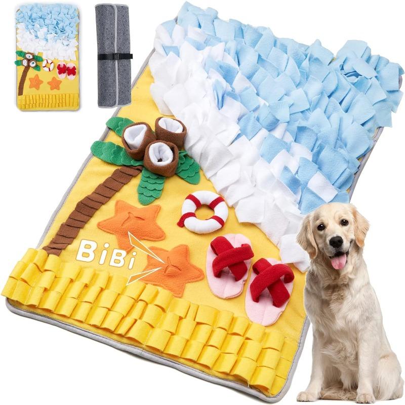 

Pet Dog Sniffing Pad Ocean Beach Dog Puzzle Hiding Food and Relieving Boredom Training Indoor and Outdoor Toy Pad