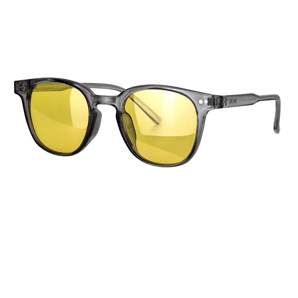 Shinu Night Vision Glasses Man Night Driving Glasses Women 80% Blocking Blue Light Lenses For Office Working Eyewear