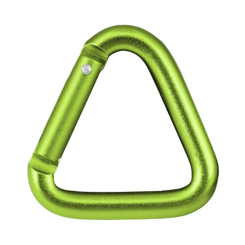 Aluminum Alloy Outdoor Triangular Carabiner Locking Carabiner Clip Keychain Clips for Backpack Camping Hiking Traveling