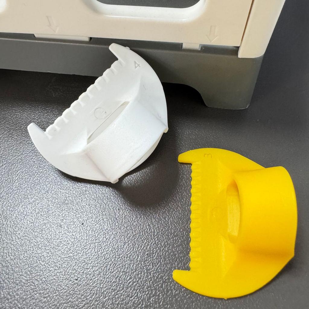 1 st 3D-printade sömnadsmallar för gör-det-själv-kviltning och lapptäcke Plastlinjalguide