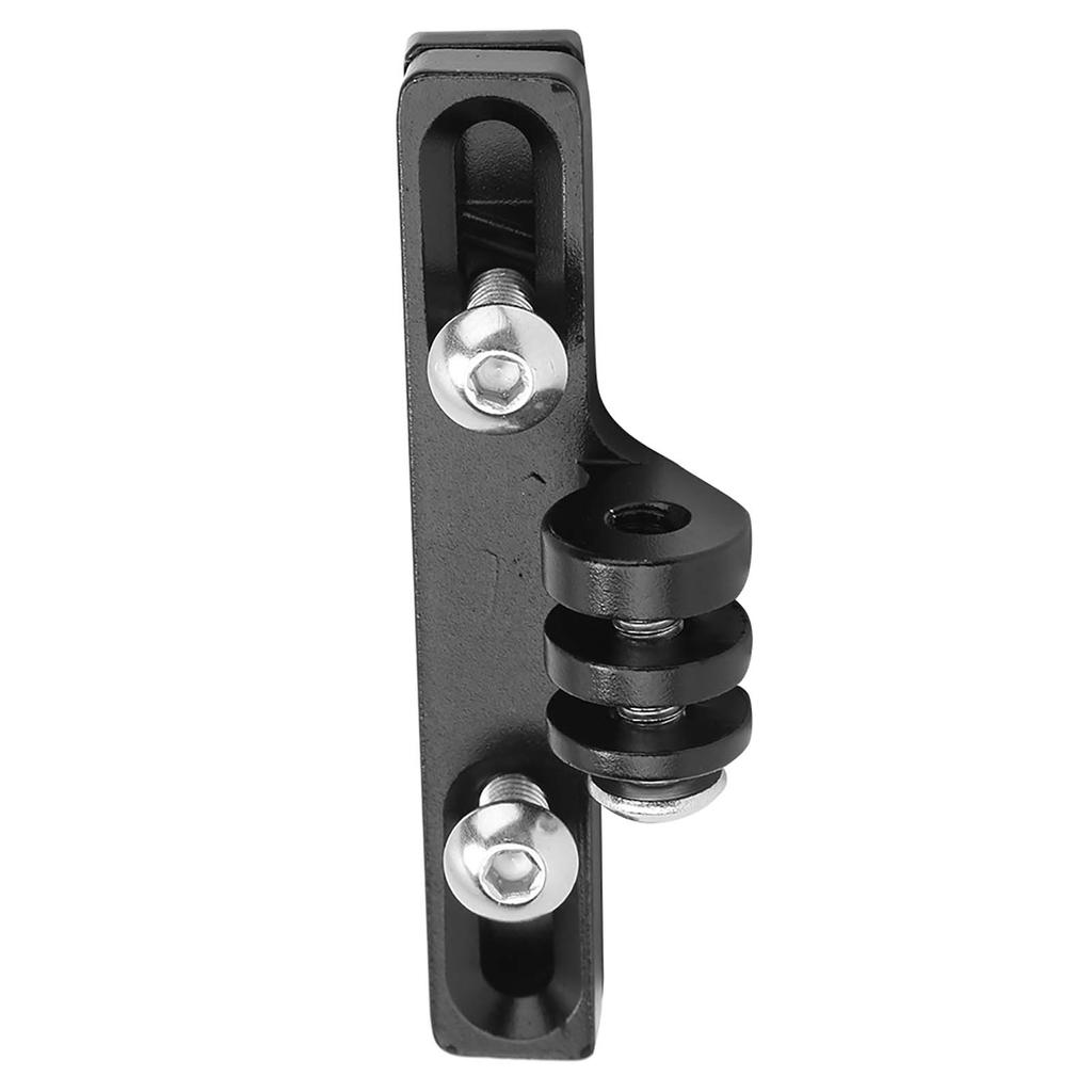 Aluminium Alloy Black Bike Base Bicycle Saddle Cushion Clip Mounting for Gopro Hero6 5 4 3 Camera