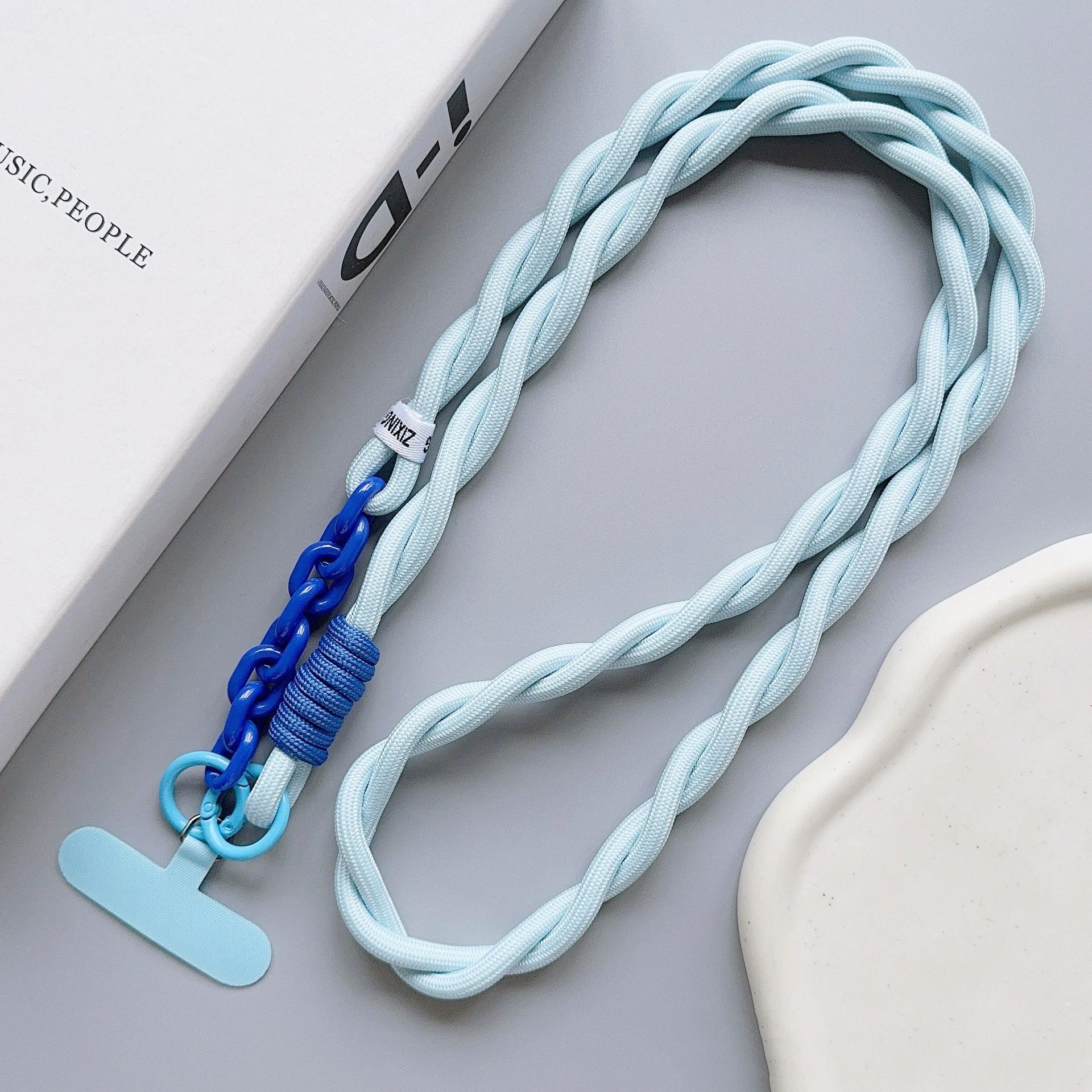 

Colorful Phone Lanyard Diameter Outdoor Universal Case Acrylic Crossbody Shoulder Card Neck Cord Clip Hang Anti-lost Wrist Strap