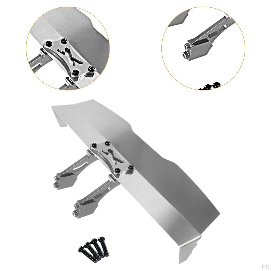 Metal Alloy Rear Wing RC Car Parts Multipurpose Tail Remote Control