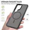 Skin Feel Magnetic Phone Case For Samsung Galaxy S26 Ultra S26+ 5G Magsafe Wireless Charging TPU Frame Hard Plastic Back Cover