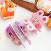 Panda Cat Hair Clip Lion Cartoon Shark Clip Creative Acrylic Animal Hair Claw  Hair Accessories