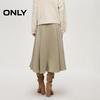 ONLY Women's Elegant Draped A-line Midi Skirt