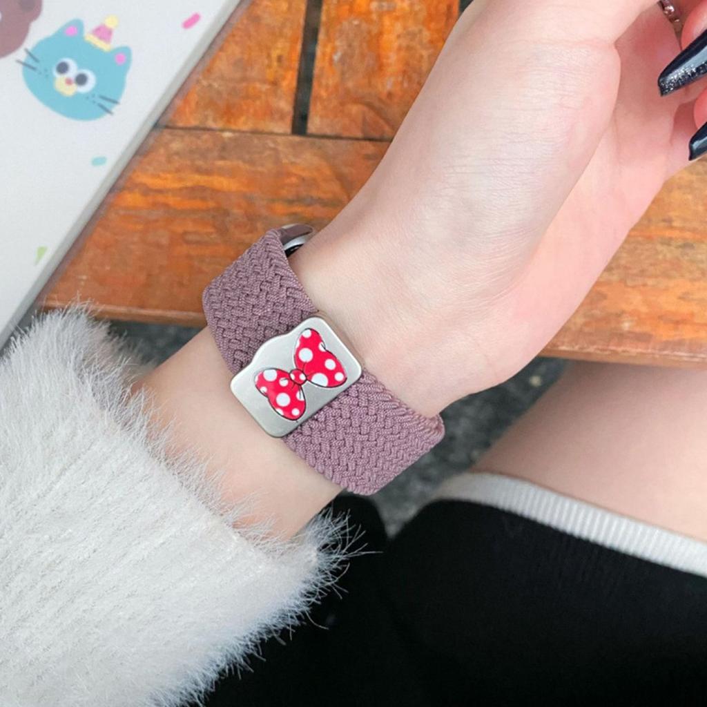 Kreslený roztomilý mašlička magnetický řemínek pro Apple Watch Band Ultra2 49mm 45mm 44 41 42 Correa Band pro Iwatch Series 10 9 8 SE 7 6
