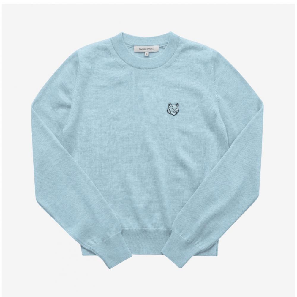 MaiSon KitSune Bold Fox Head Patch Women S Knit Mw00801kt1036
