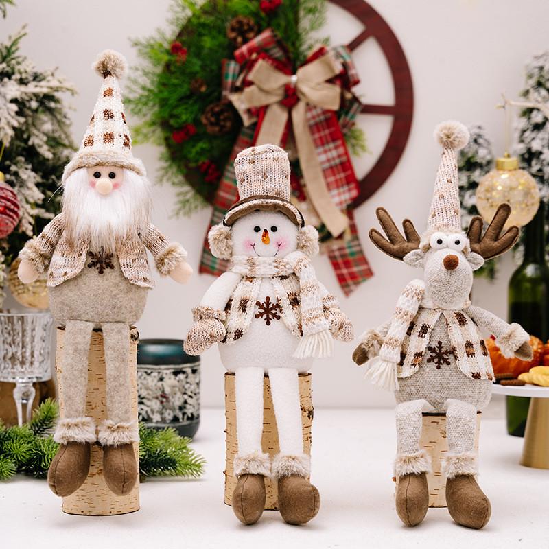 Charming Scandinavian Plush Hanging Dolls For Christmas Cheer And Holiday Decor