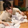 Stuffed Animal Dog Plush Doll Pet Puppy Stuffed Puppy Dog Sleeping Pillow Husky Plush Toy  Kids Toy