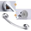 Suction Cup Door Handle Stable Safe Bathtub Shower Handle for Refrigerator Drawer Bathroom Silver