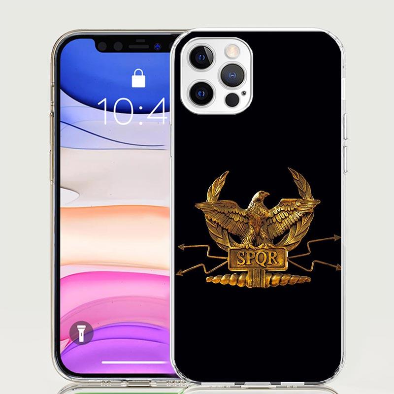 SPQR Roman Imperial Legionv Phone Case For iPhone 17 Air 16 15 Plus 11 14 Pro Max 13 Mini 12 7 8 + SE Pattern Art Customized Cov