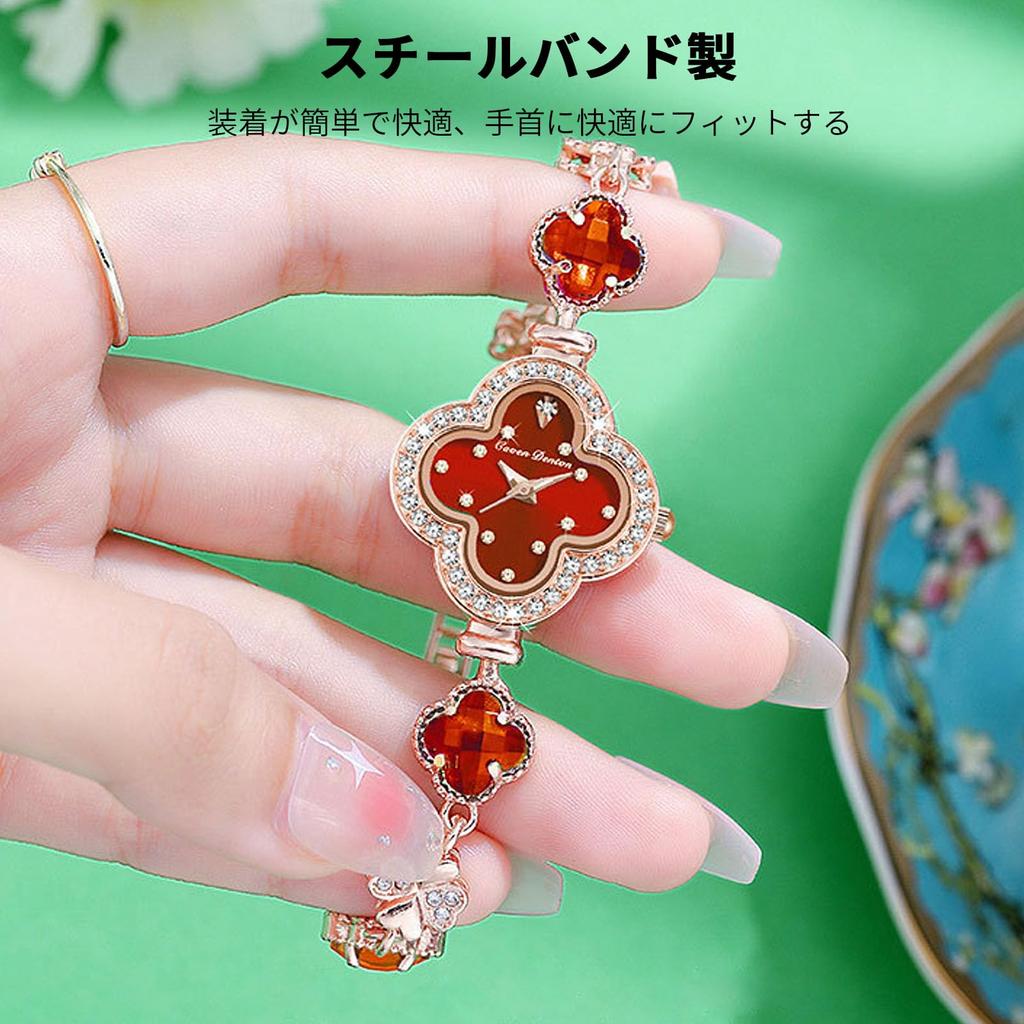 RORIOS Sparkling Women's Crystal Bracelet Watch, Analog Quartz Movement with Diamonds, Simple Design, Perfect for Commuting, Dates, Christmas,