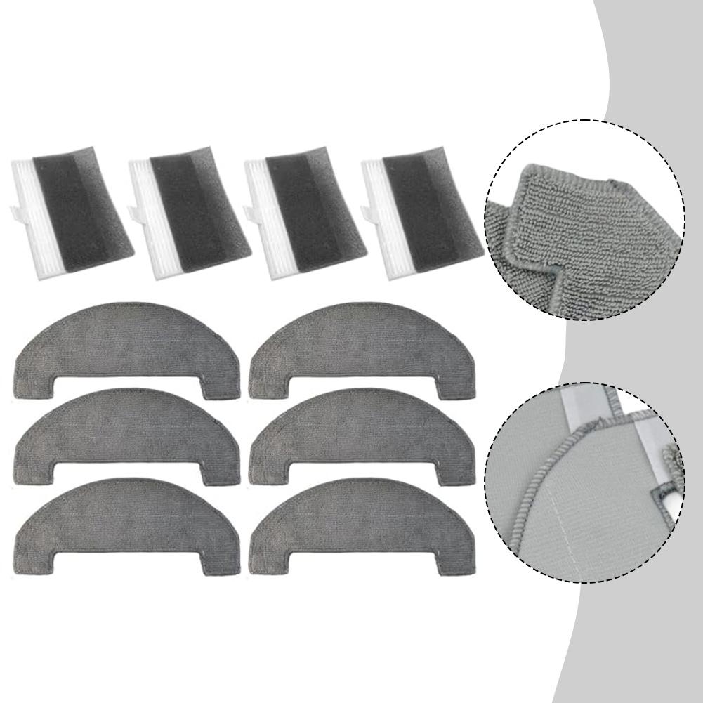 4pcs Filters With 6pcs Cleaning Cloth For Mova E20/E20 Plus Vacuum Cleaners Home Improvement Cleaning Tools Replacement Kit