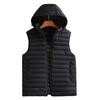Autumn and Winter New Men's Cotton Waistcoat Removable Cap Shoulder Jacket Large Size Fashion Trend Waistcoat