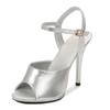 Fashion Designer female sandals sexy super high heels 11CM high night club transparent sandals sexy shoes large shoes