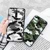 Black Case for Xiaomi Redmi 13C Note 9 iPhone XR 7 8 14 15 11 12 13 X XS Pro Max Samsung A25 S23 S24 FE Ultra Plus Camouflage Fashion Pattern