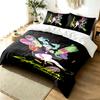 Cyberpunk Edgerunners 3pc Duvet Cover Set Simple Modern Bedding Set Wrinkle Resistant Soft Fabric All Season Use a perfect gift