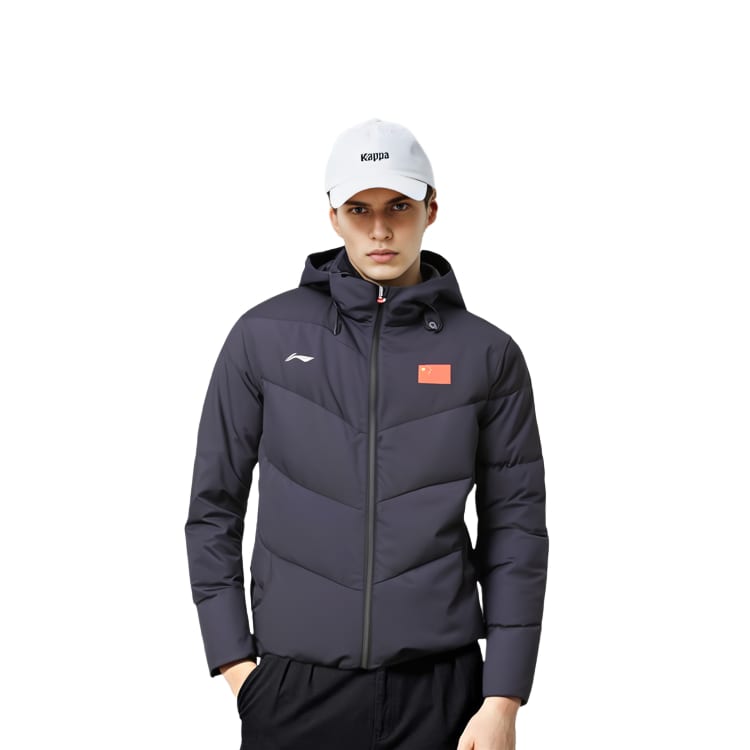 Li Ning Down Jacket Men's Dark Blue AYMU017-1
