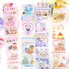 1 Roll Cute Cartoon Bear Cat Washi Tape Stickers Kawaii Animal DIY Scrapbook Journal Decorative Tape Stickers