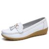 Korean Style Spring 2024 Women's Casual Loafers - Slip-On Bean Shoes for Moms.